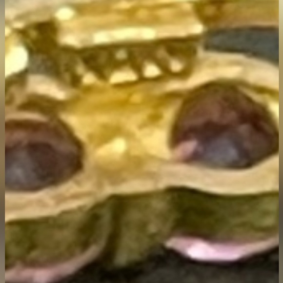 Gold 14K pink sapphire pendant - Picture 8 of 8